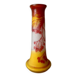 Gallé Art Nouveau vase with currants