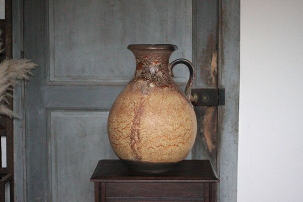 Grand vase céramique 495-48 West Germany , vase décoratif, pot à fleurs