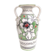 Ceramic vase floral decoration