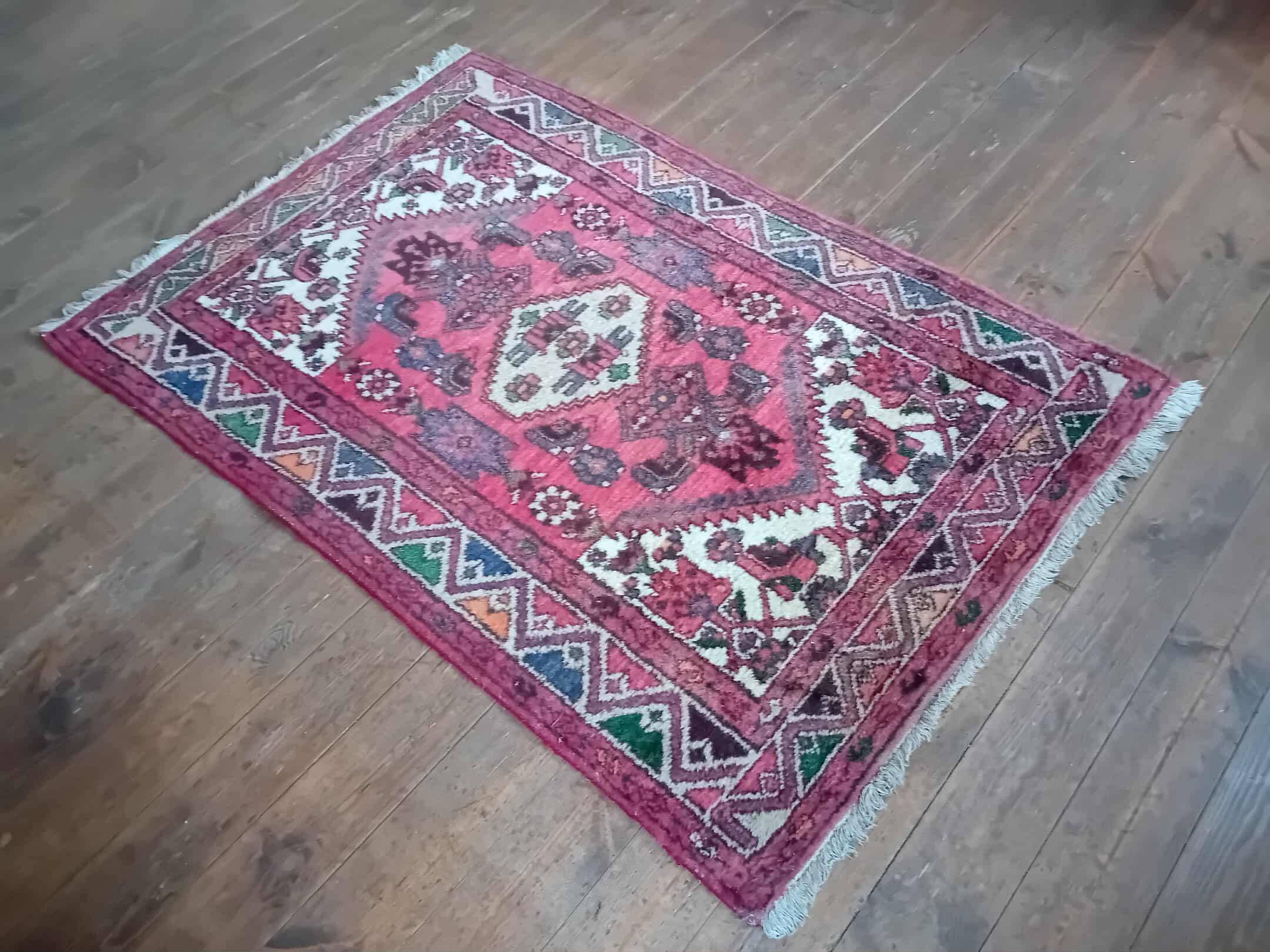 Handmade Persian Hamadan Rug 155x94cm