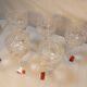 Set of 6 wine glasses and carafe in Lorraine Crystal - Gérard Model