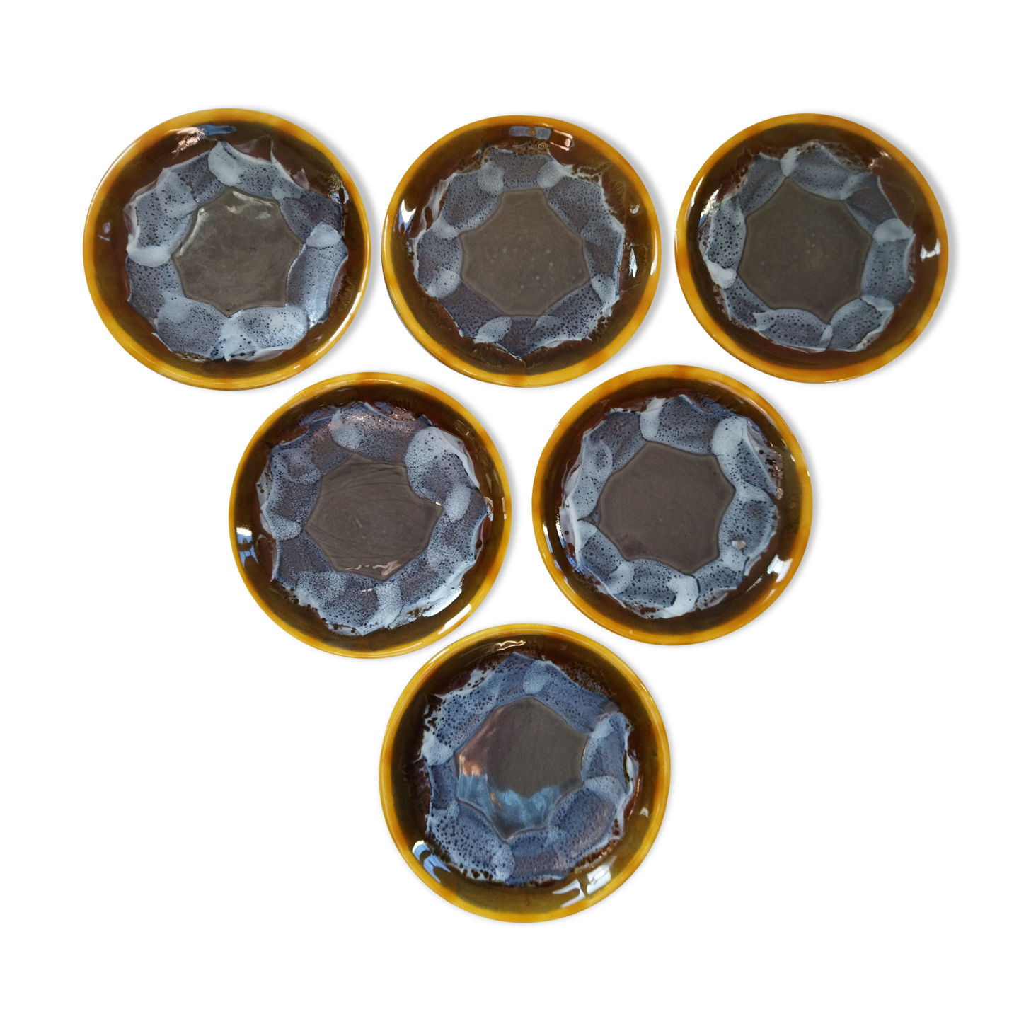 Six Vallauris plates