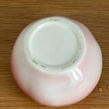 Peach-shaped slip sugar bowl