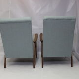 Pair of Scandinavian armchairs 50