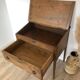 Vintage writing desk in solid pine