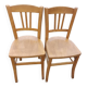 Série de 2 chaises bistrot
