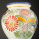 Vase faience motif printanier Fabrice Cudenec Quimper FAB