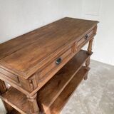 Oak console drapery 1950