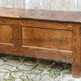 Wooden chest bench, 18th century