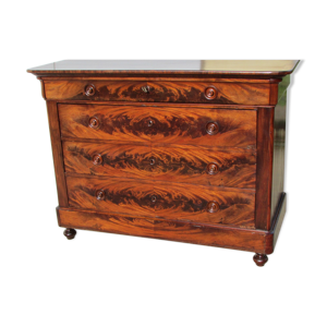 Commode Louis Philippe en acajou,