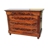 Louis Philippe chest of drawers in mahogany, late XIXth