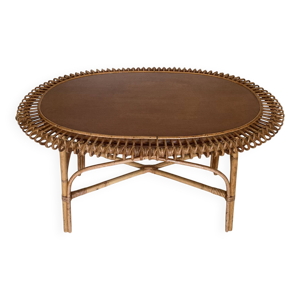 Table basse ovale en - soleil