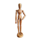 Articulated wooden mannequin