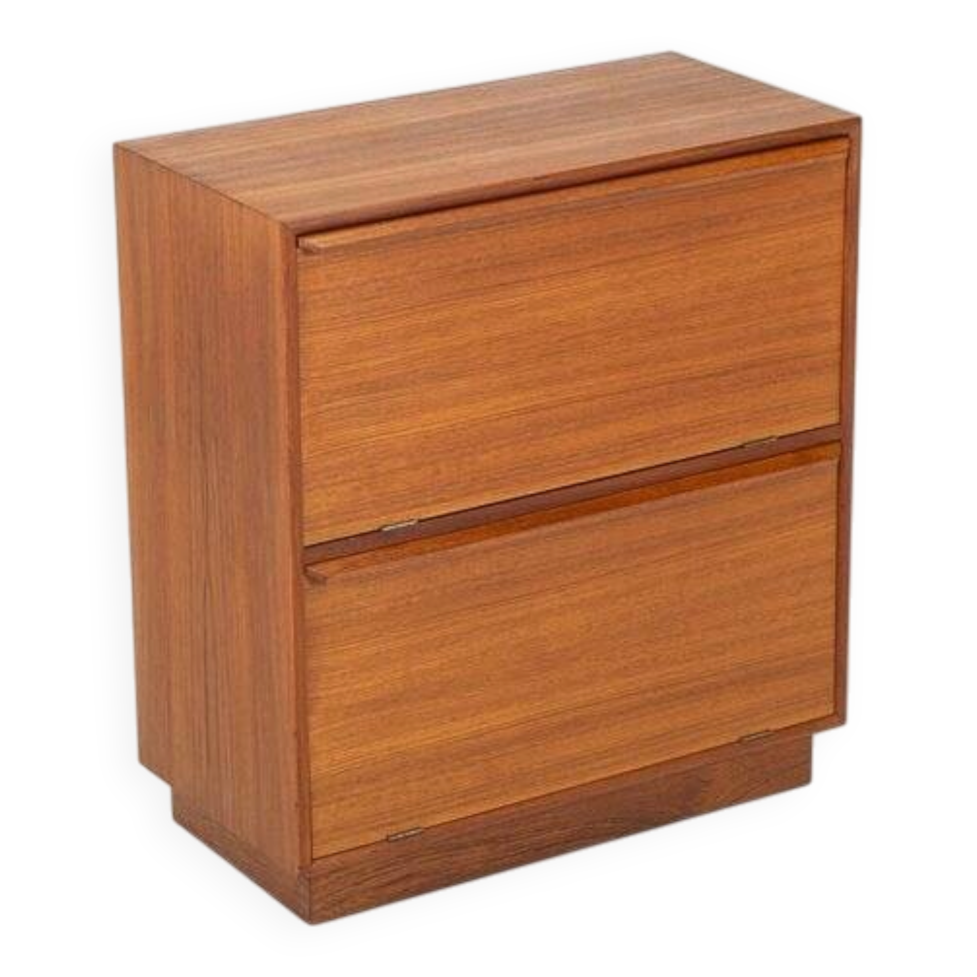 Teak shoe cabinet by G.V. Møbler, 1960s
