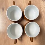 Set of 4 cups Bavaria for Dupont Fourdrigniers