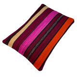 Vintage turkish kilim cushion cover, 30 x 50 cm
