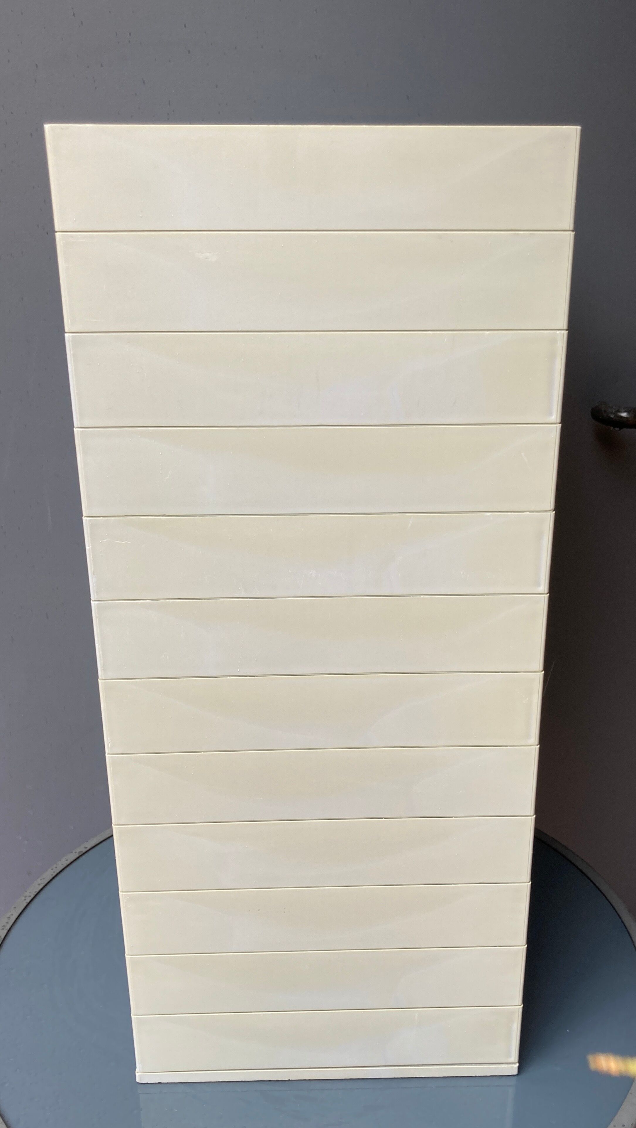 12-drawer vintage office locker