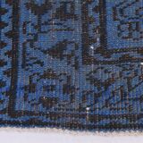 5x8 Blue Handmade Wool Vintage Rug, 163x268Cm SK 2726