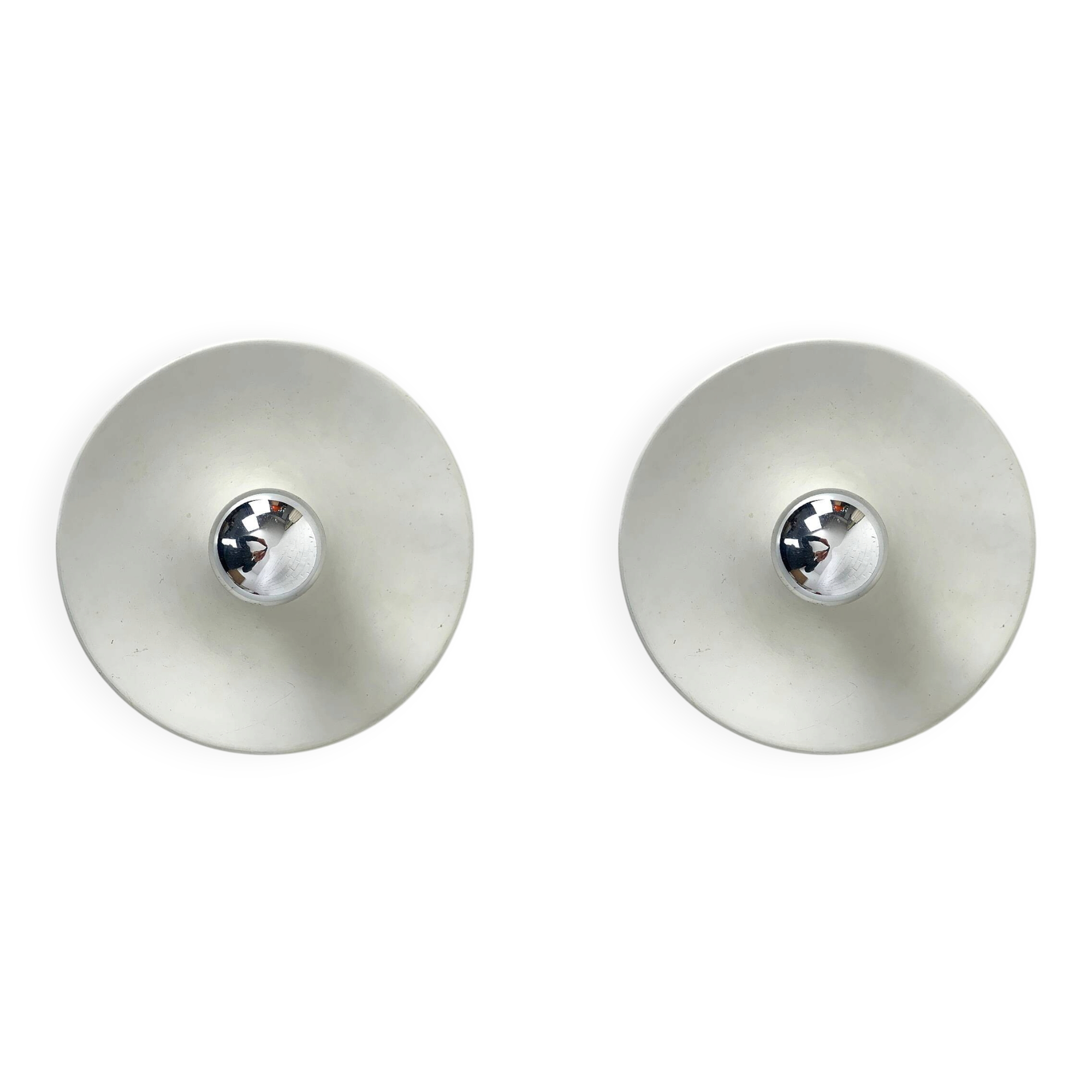 Pair of wall lights selected by Charlotte Perriand, Germany 1960