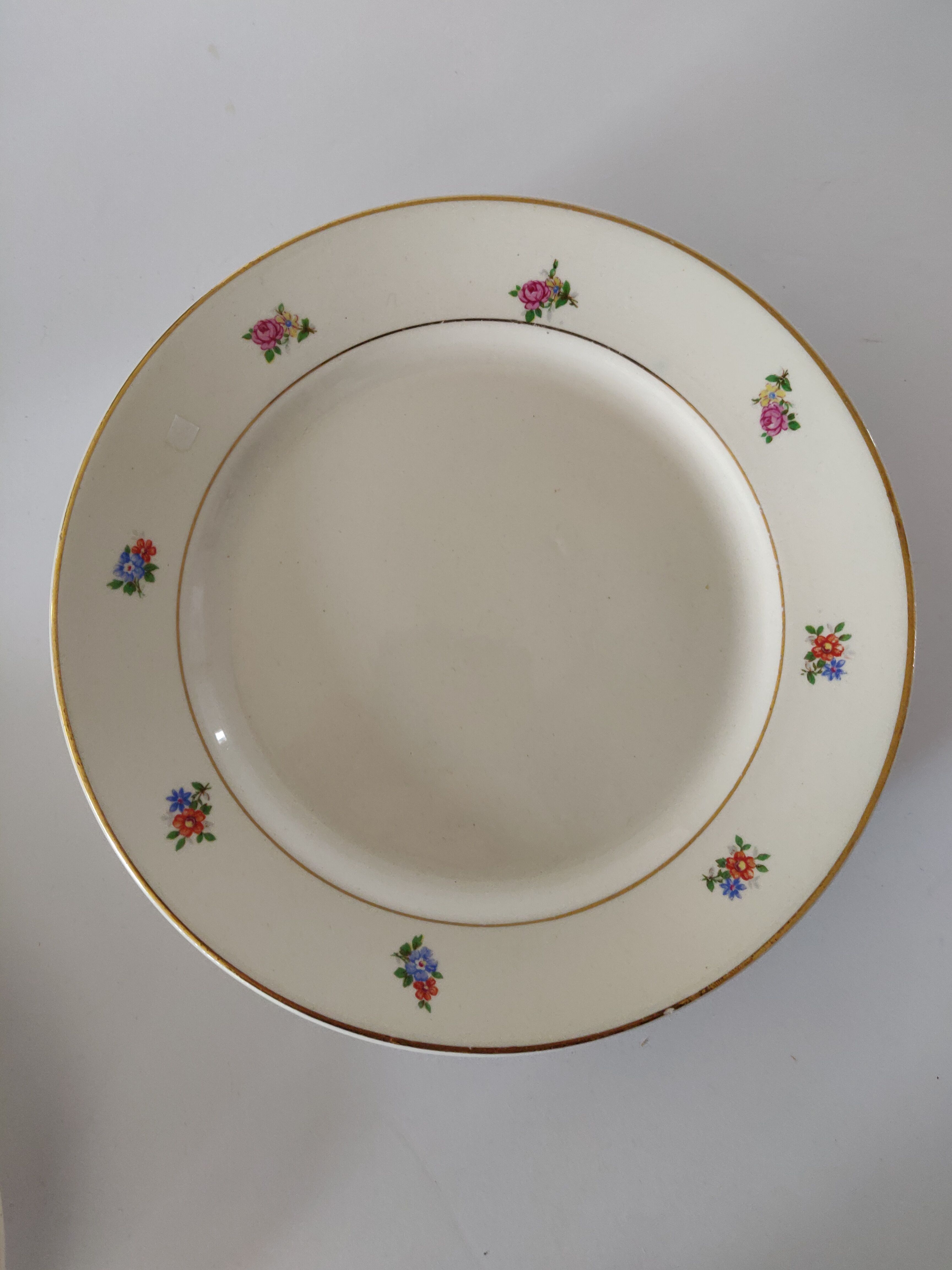 10 Badonviller dessert plates