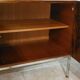 Vintage sideboard by Luigi Bartolini in rosewood and chrome metal, 1960