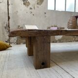 Brutally artisanal oak coffee table