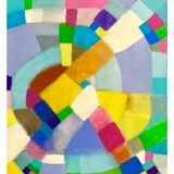 Tableau Abstrait Coloré