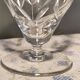 Villeroy and Bosch - 9 Antique Port Glasses - Cut crystal with flower decoration