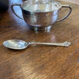 Argent Sucrier et Cuillère