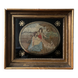 Broderie religieuse XIXème