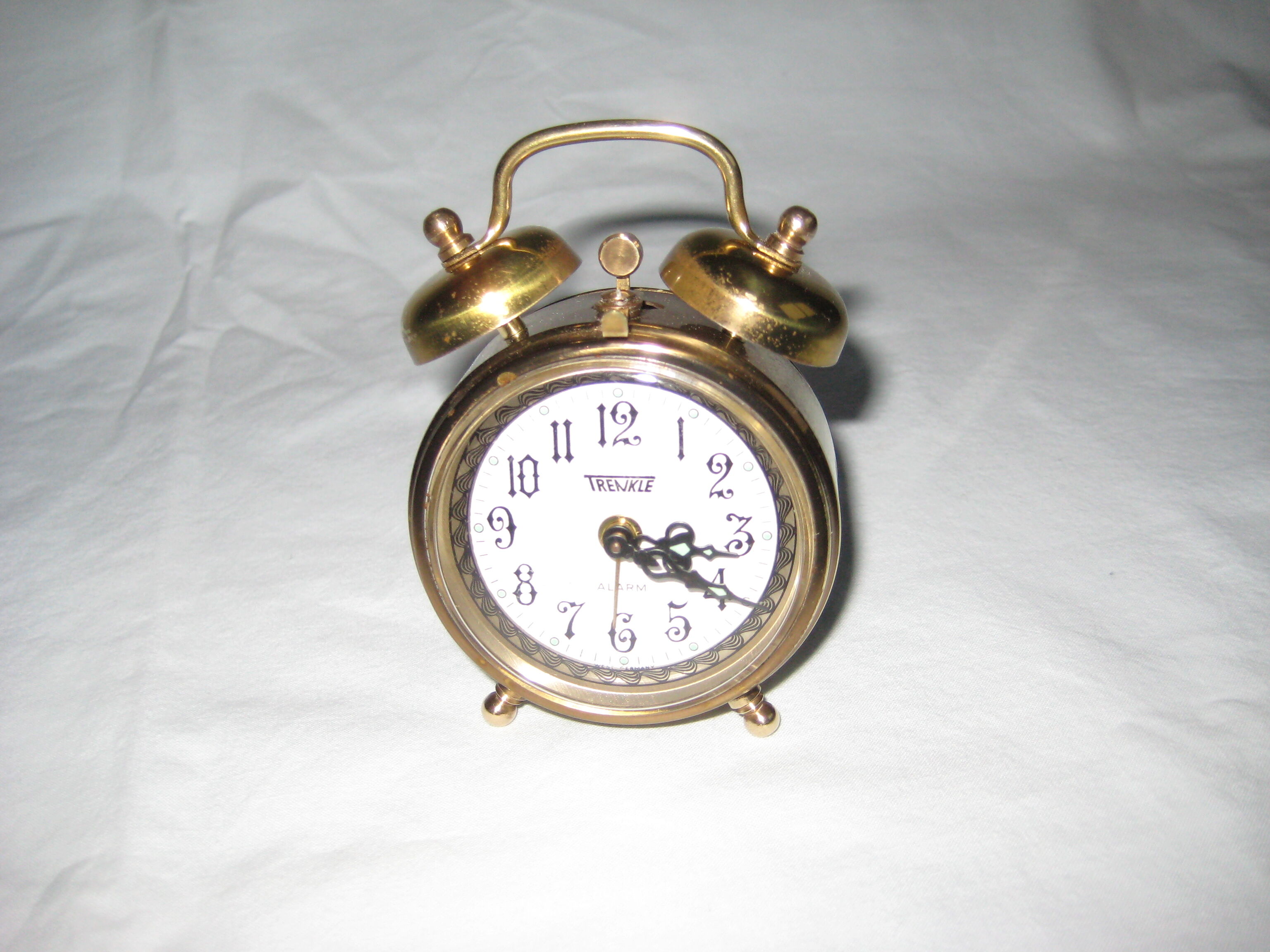 Brass trenkel alarm clock