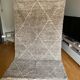 Carpet blessed ouarain speckled beige 254 x 146 cm