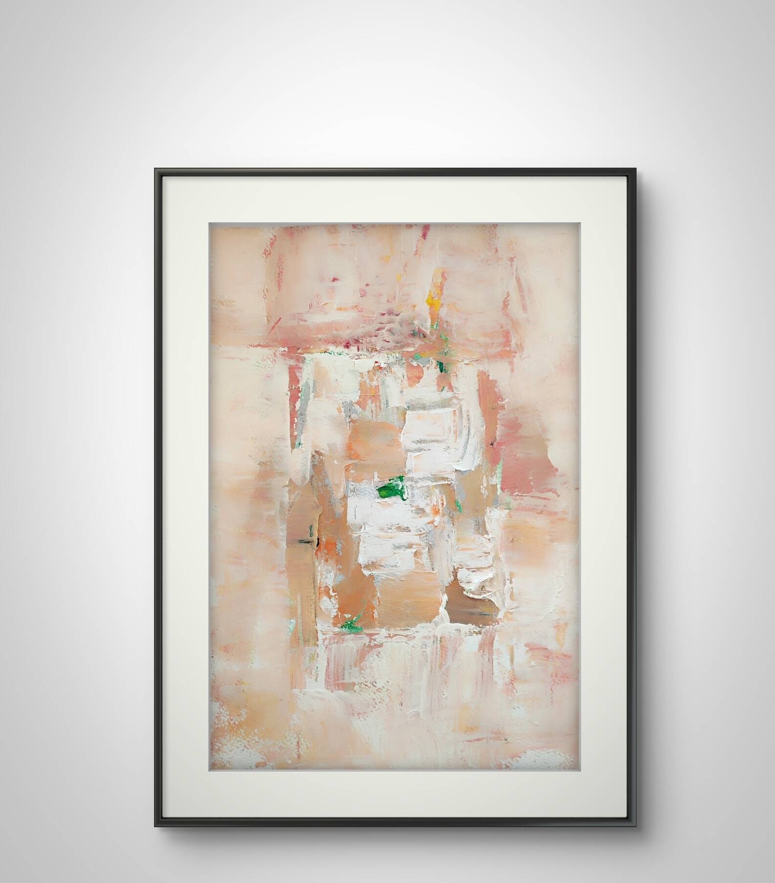 Abstract landscape painting