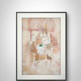 Abstract landscape painting