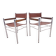 Pair of Rare Midcentury Tubular Design Armchairs, Germany, 1970s