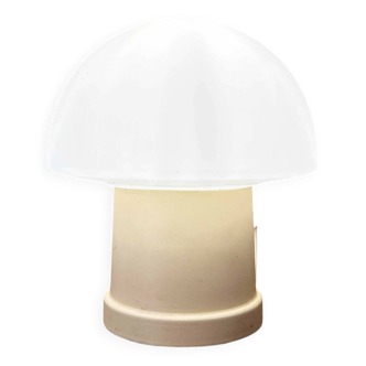 Small opaline mushroom lamp – 1970s