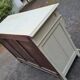 Old hunting buffet with original beige patina / hunting furniture