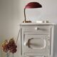 Farrow & Ball white painted high bedside table