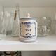 Enamelled ceramic tea jar
