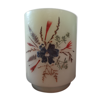 Lampe en bougie et fleurs séchées