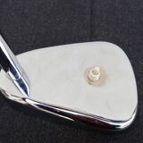Large Art Deco chrome lamp on flexible and adjustable.
