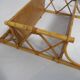 Vintage wall shelf of the  70s in bamboo