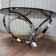 Mid-Century Space Age Round Coffee Table by Knut Hesterberg, 1960s