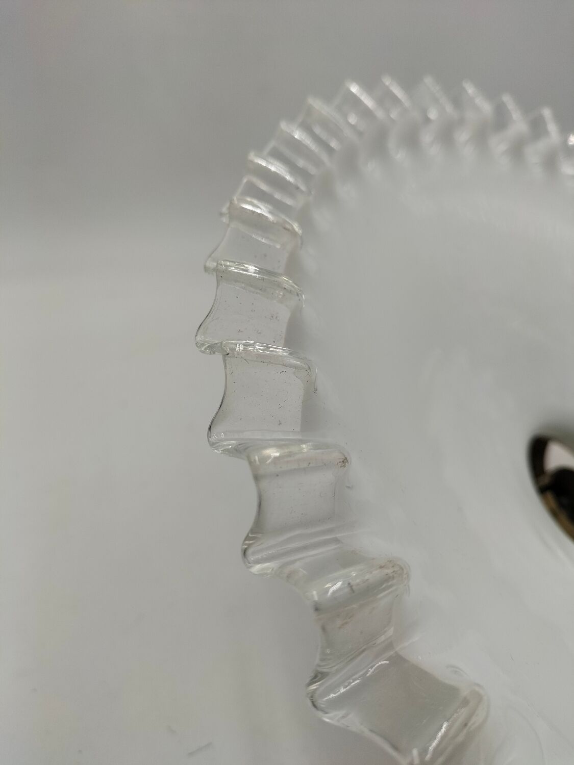 Opaline glass pendant light