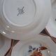 Set of 6 hollow plates Digoin Sarreguemines 30s
