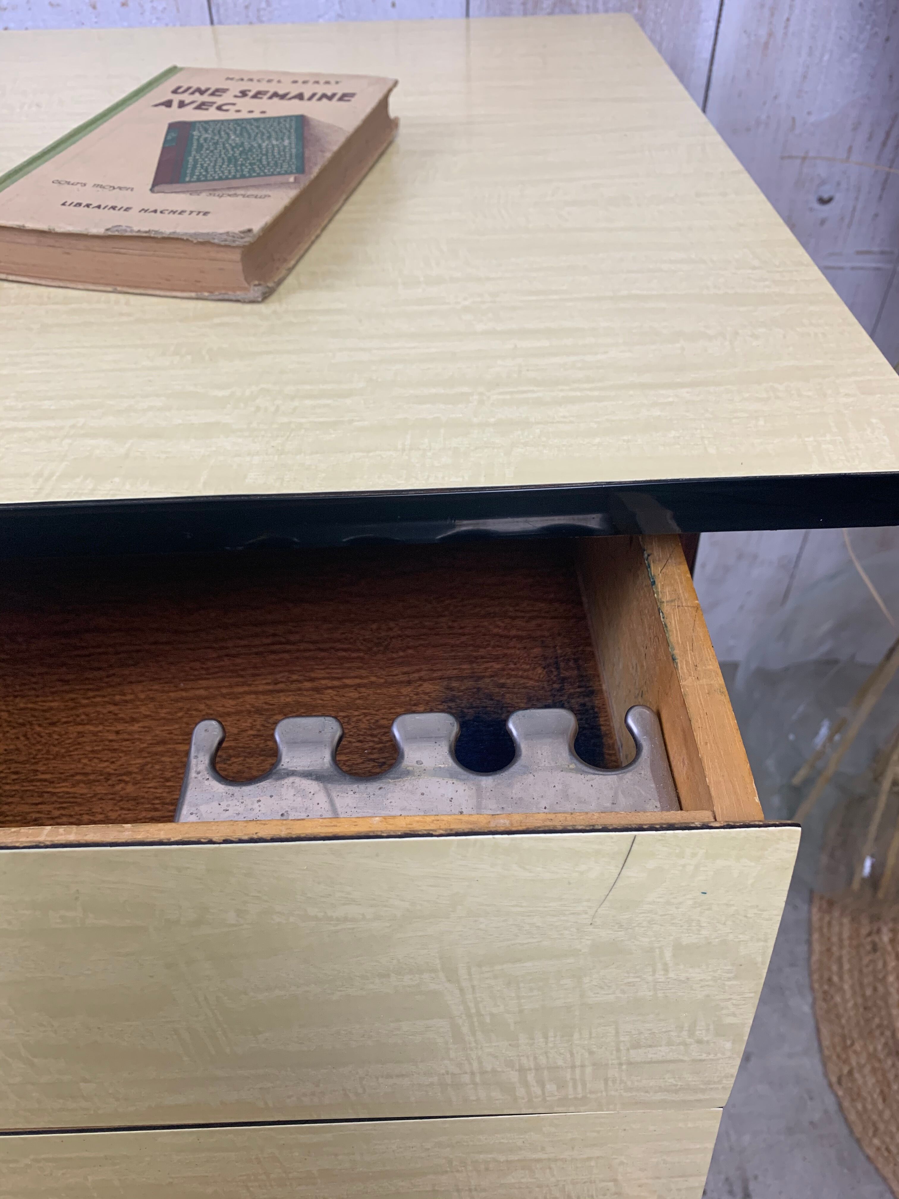 Vintage dressica desk with chair