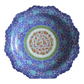 Islamic art enamel metal dish