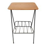 End of sofa metal and wood