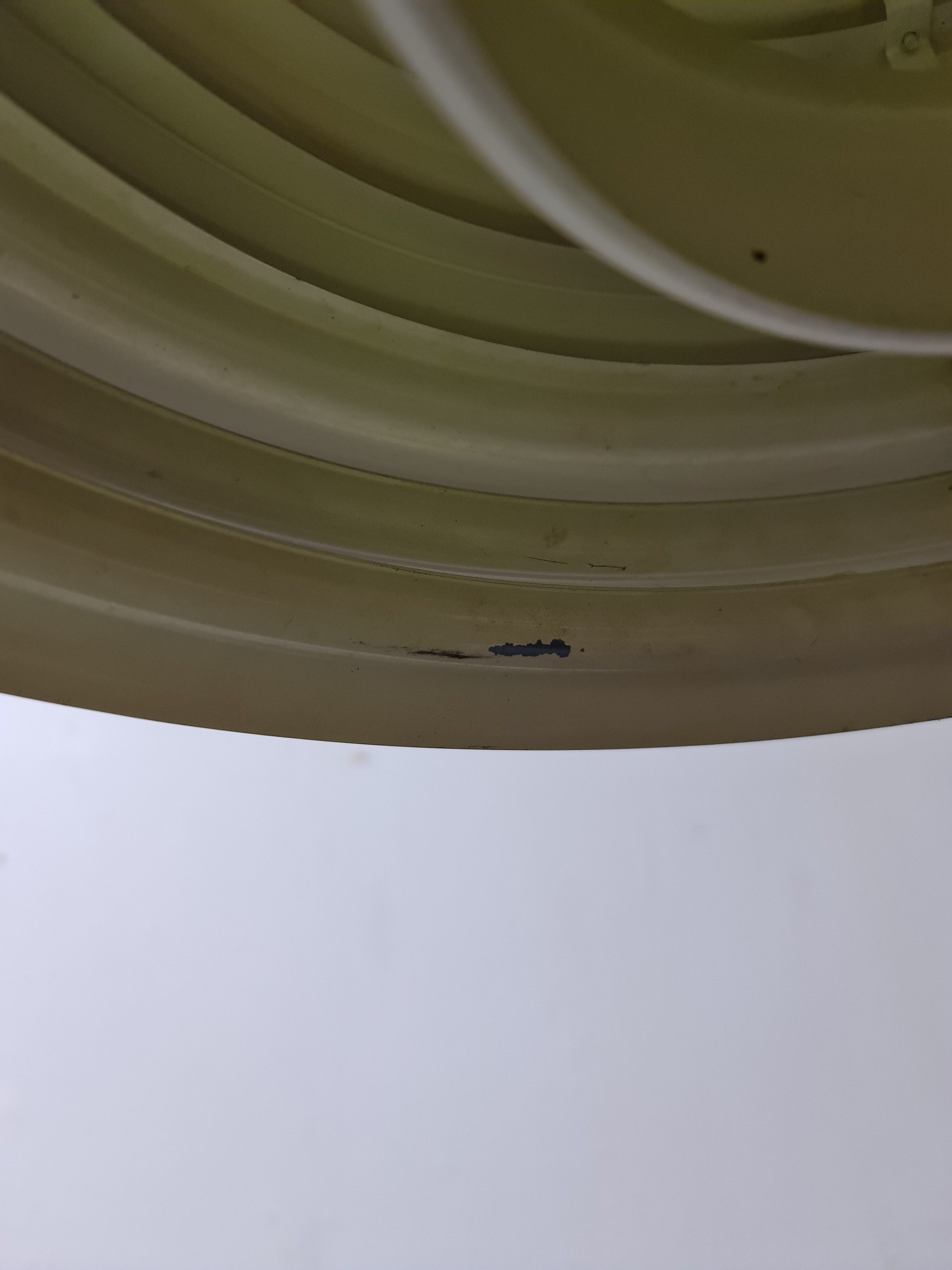 Suspension vintage Staff Saturno chrome par Kazuo Motozawa