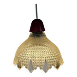 Erco Leuchten - Germany - pendant lamp - holophane style - Space Age - crys